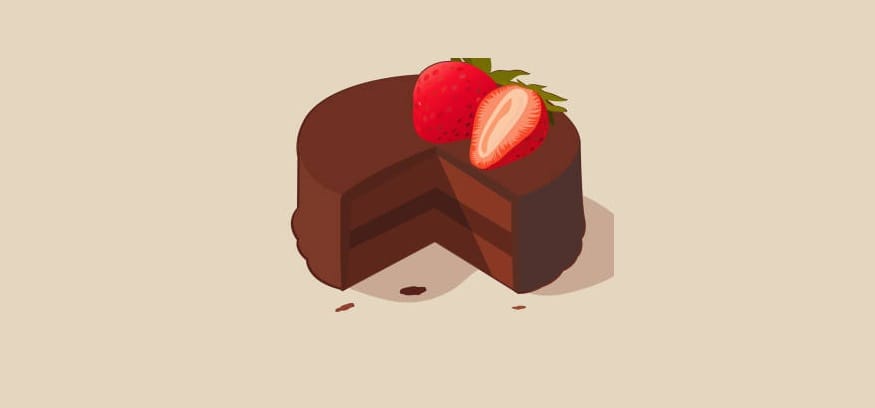 How to make a chocolate cake without eggs